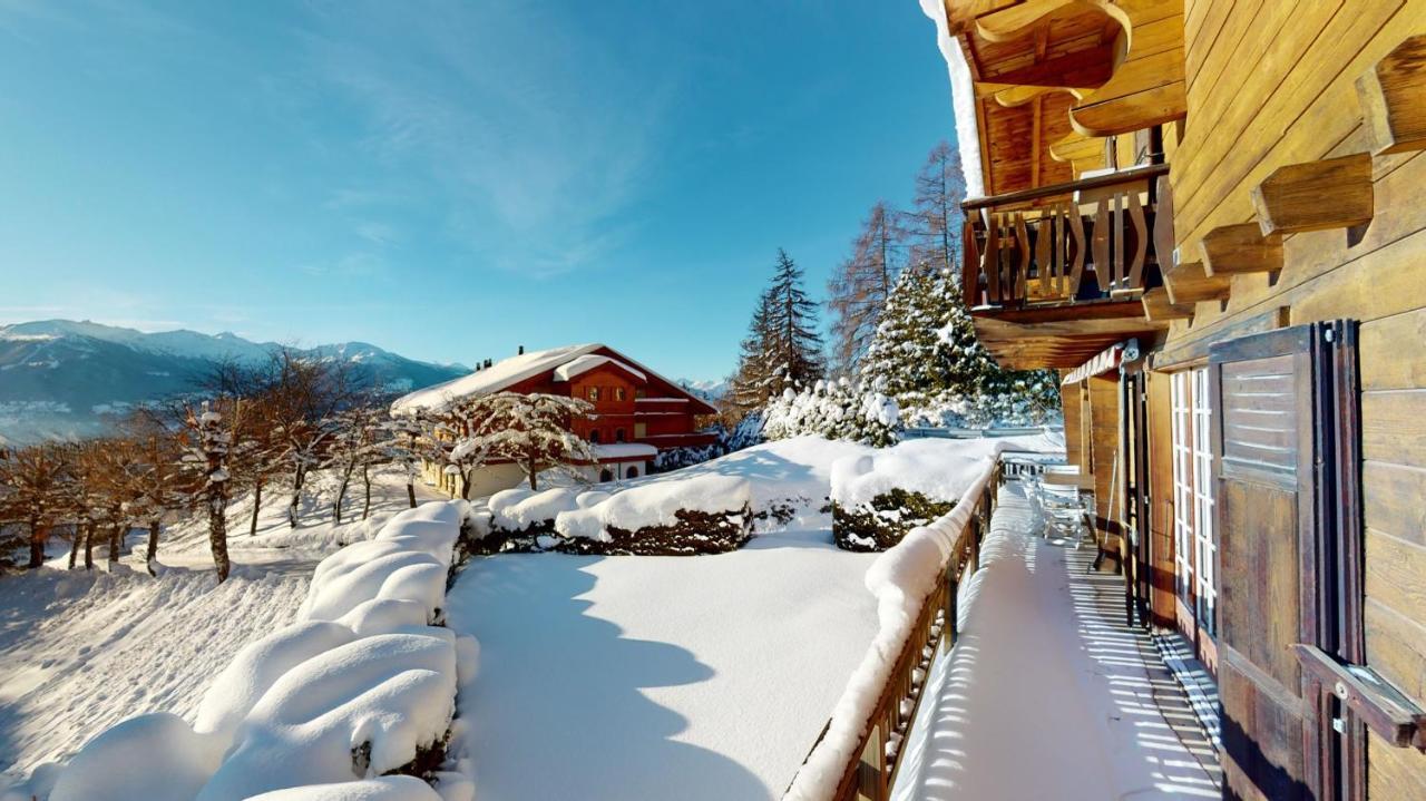 At The Bottom Of The Slopes In Crans-montana, Cosy Atmosphere Apartamento